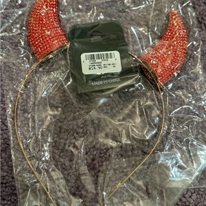 Windsor Sparkling Red Horn Headband